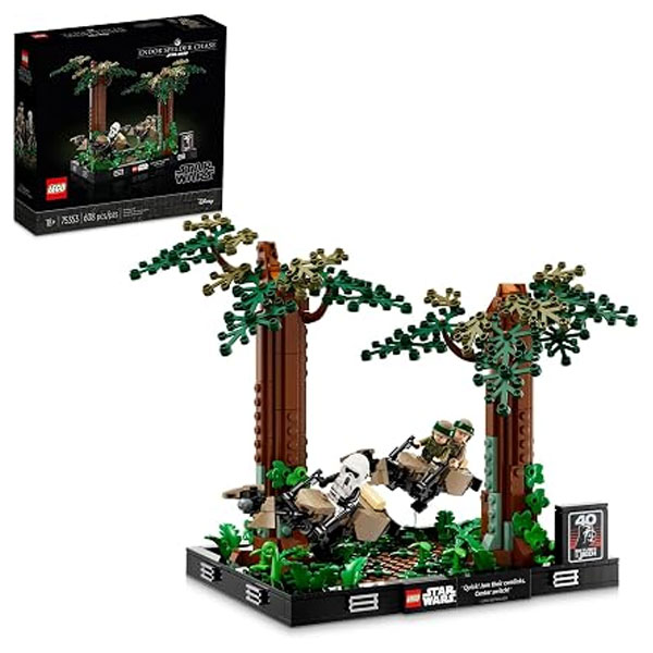 لگو سری استاروارز مدل Endor Speeder Chase Diorama کد 75353