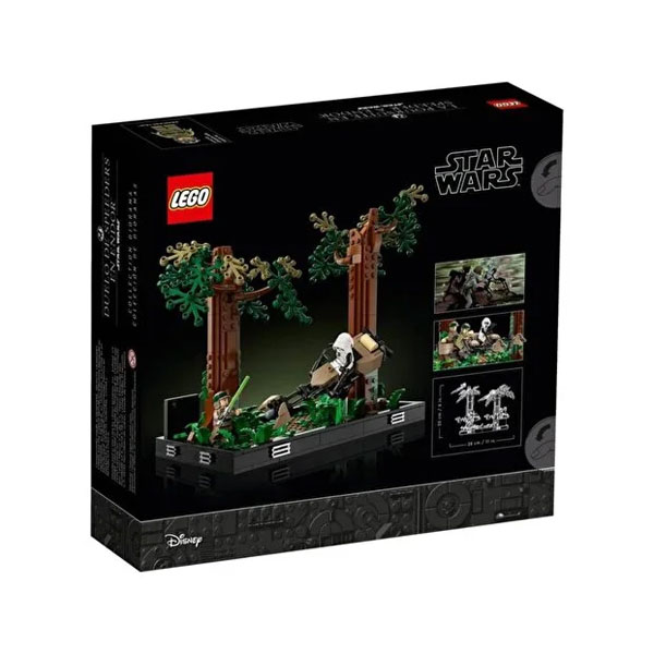 لگو سری استاروارز مدل Endor Speeder Chase Diorama کد 75353