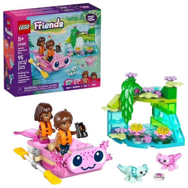 لگو-سری-فرندز-مدل-Axolotl-Adventure-Boat-کد-42681-101 لگو سری فرندز مدل Axolotl Adventure Boat کد 42681