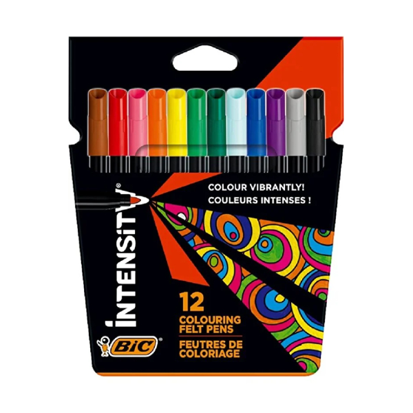 ماژیک 12 رنگ بیک مدل Bic Intensity