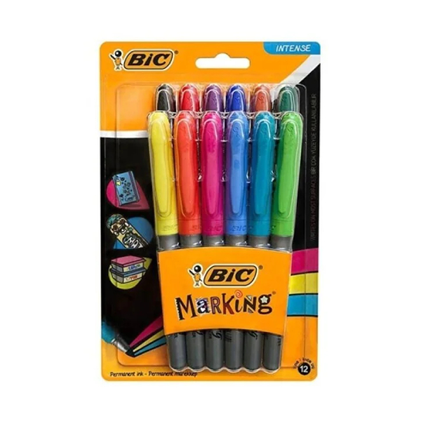 ماژیک 12 رنگ بیک مدل Marking Color