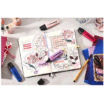 ماژیک هایلایتر 4 رنگ استابیلو مدل Nature Colors Wildflower Edition