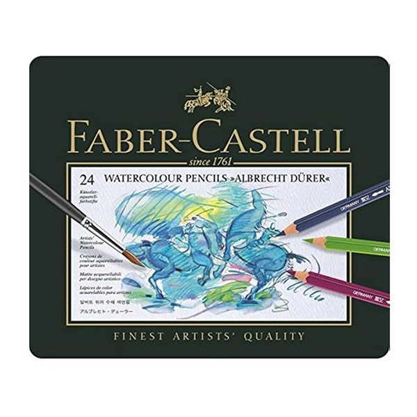 مداد آبرنگی 24 رنگ فابر کاستل مدل Albrecht Durer Aquarell