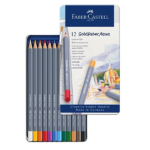 مداد رنگی 12 رنگ فابر کاستل مدل Goldfaber Aqua - Image 2