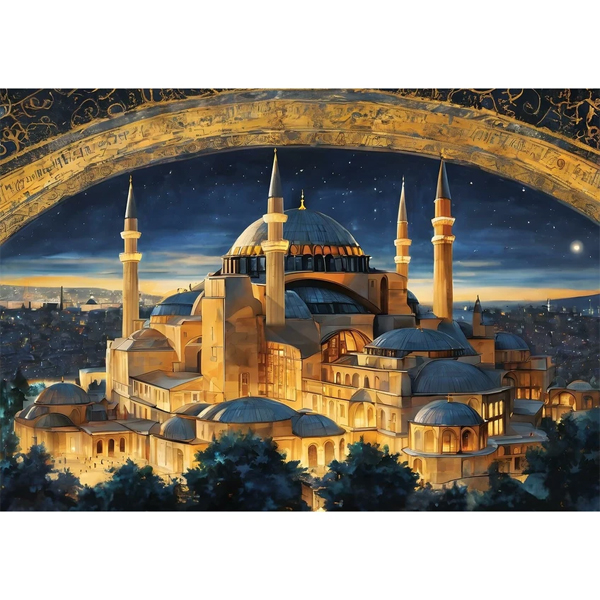 پازل 1000 تکه آرت پازل مدل Hagia Sophia کد 5667
