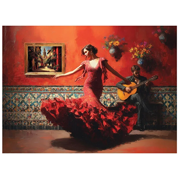 پازل 1000 تکه آناتولین مدل Flamenco کد 1204
