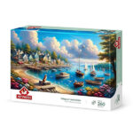 پازل 260 تکه آرت پازل مدل Village of Joyful Sails کد 40268