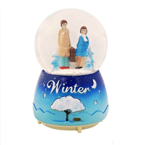 گوی موزیکال برفی مدل Winter