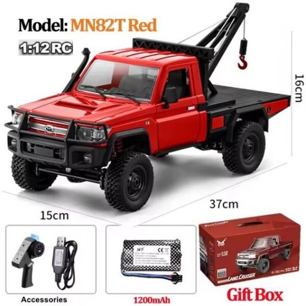ماشین کنترلی آفرود  MN-82T – مدل لایسنس‌شده Toyota LC79 مقیاس 1/12 - Image 7