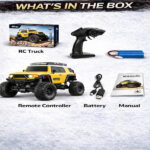 ماشین کنترلی آفرود 4WD KIZJORYA – Rock Crawler حرفه‌ای - Image 7