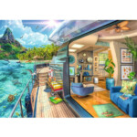 پازل 1000 تکه راونزبرگر طرح Tropical Island Charter 1