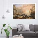 پازل 2000 تکه آناتولین طرح Sea Port At Sunset