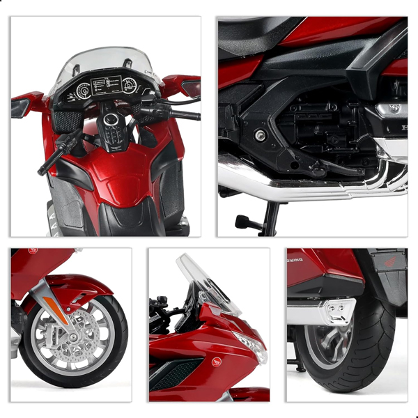 ماکت موتورسیکلت Honda Gold Wing مقیاس 1:12 برند Welly