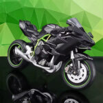 ماکت موتورسیکلت مدل Kawasaki Ninja H2R مقیاس 1:9 - Image 3