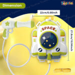 تفنگ آبپاش فضایی با مخزن پشتی 2 لیتری مدل Toyshine - Image 6