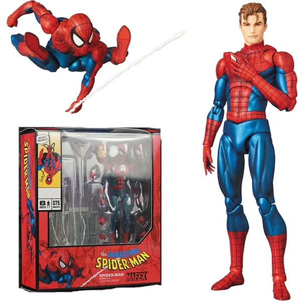اکشن فیگور اسپایدرمن CT Toys مدل MAFEX No.075 Comic Version