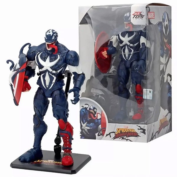 اکشن فیگور سری Venomized زد دی تویز مدل  Captain America