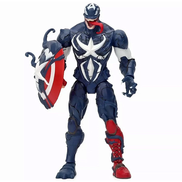 اکشن فیگور سری Venomized زد دی تویز مدل  Captain America