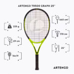 راکت تنیس 25 اینچ کودکان آرتنگو مدل TR500 GRAPH