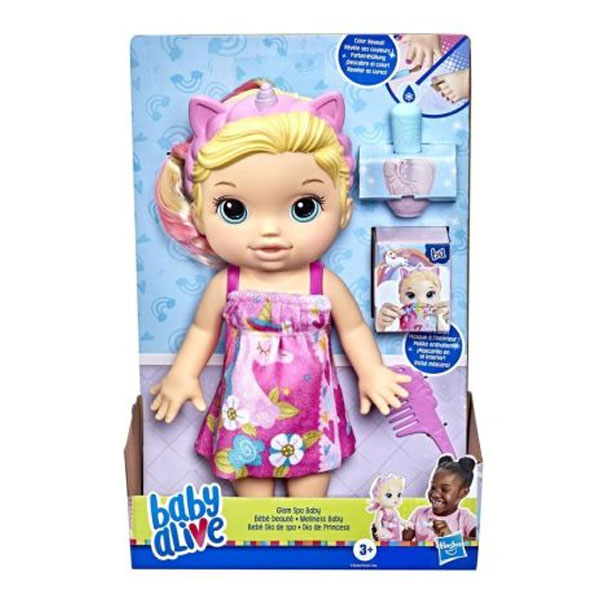 عروسک هاسبرو مدل Glam Spa Baby