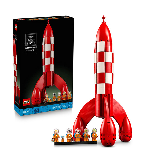لگو آیدیاز مدل Tintin Moon Rocket کد 21367