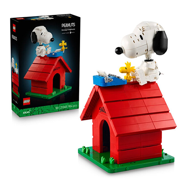لگو سری آیدیاز مدل Peanuts Snoopy's Doghouse کد 21368