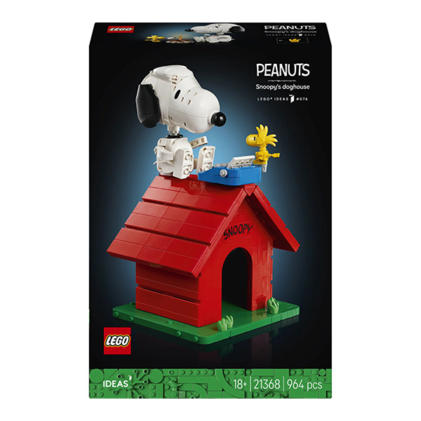 لگو سری آیدیاز مدل Peanuts Snoopy's Doghouse کد 21368