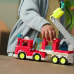 لگو سری دوپلو مدل Fire Truck with Hose and Firefighter کد 10473