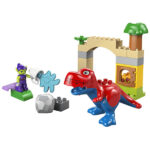 لگو سری دوپلو مدل Marvel Dinosaur Spidey-Rex vs. Green Goblin کد 10463
