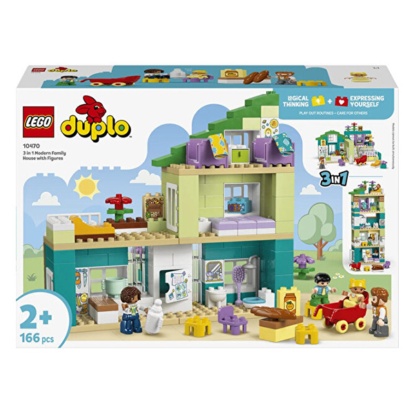 لگو سری دوپلو مدل Modern Family House with Figures کد 10470