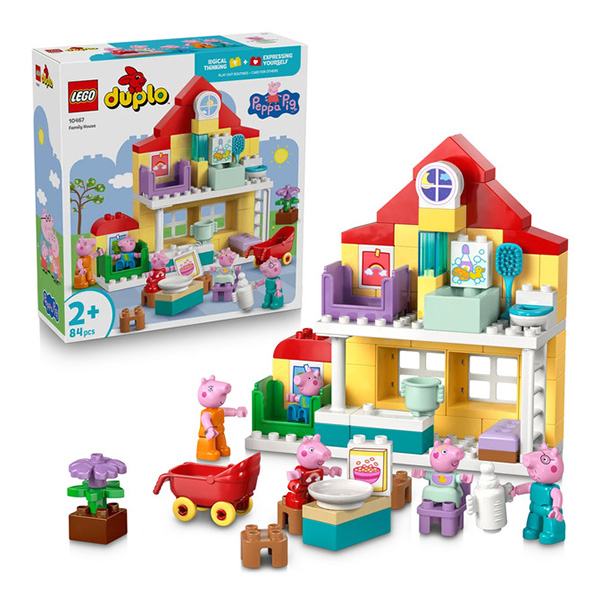 لگو سری دوپلو مدل Peppa Pig Family House کد 10467