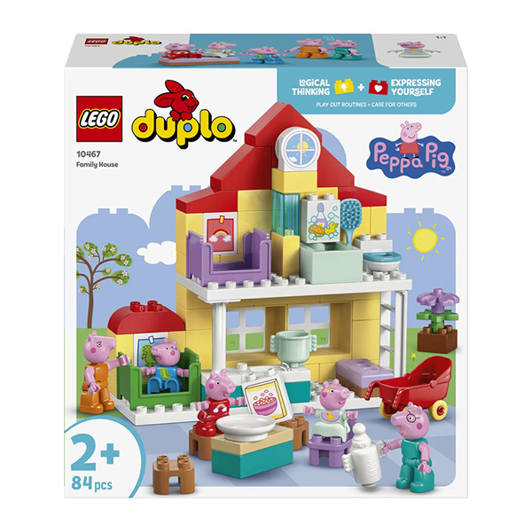 لگو سری دوپلو مدل Peppa Pig Family House کد 10467