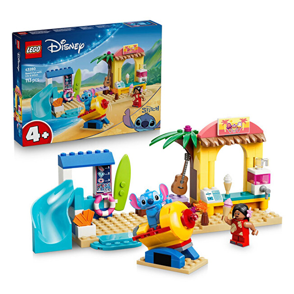 لگو سری دیزنی مدل Lilo and Stitch Beach Fun کد 43280