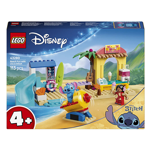 لگو سری دیزنی مدل Lilo and Stitch Beach Fun کد 43280