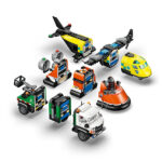 لگو سری سیتی مدل Airplane Service Truck & Hovercraft Remix کد 60505