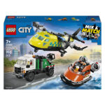 لگو سری سیتی مدل Airplane Service Truck & Hovercraft Remix کد 60505 - Image 2