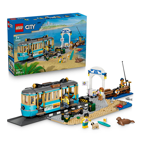 لگو سری سیتی مدل Beach Tram کد 60506