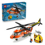 لگو سری سیتی مدل Coast Guard Helicopter and Rescue Boat کد 60503