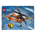 لگو سری سیتی مدل Coast Guard Helicopter and Rescue Boat کد 60503