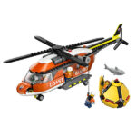 لگو سری سیتی مدل Coast Guard Helicopter and Rescue Boat کد 60503