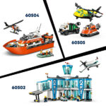 لگو سری سیتی مدل Coast Guard Helicopter and Rescue Boat کد 60503