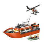 لگو سری سیتی مدل  Coast Guard Rescue Boat & Helicopter کد 60504