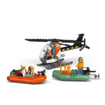 لگو سری سیتی مدل  Coast Guard Rescue Boat & Helicopter کد 60504