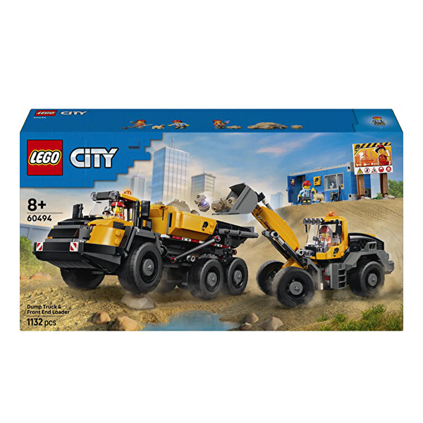 لگو سری سیتی مدل Dump Truck and Front Loader کد 60494