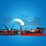 لگو سری سیتی مدل F1® Display Truck with Audi F1® Race Car کد 60493