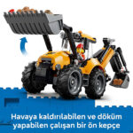 لگو سری سیتی مدل Yellow Excavator Loader کد 60480 - Image 6