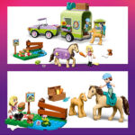 لگو سری فرندز مدل Horse Parent and Child Trailer کد 42695