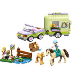 لگو سری فرندز مدل Horse Parent and Child Trailer کد 42695