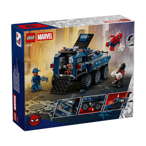 لگو سری مارول مدل Spider-Man Prison Transport Chase کد 76349