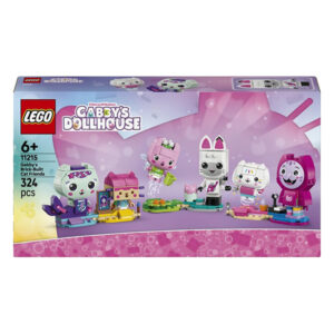 لگو سری گبیز دال هاوس مدل Gabby's Brick-Built Cat Friends کد 11215